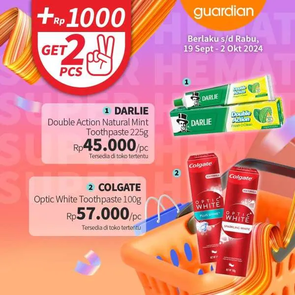 Promo Guardian Super Hemat Periode 19 September-2 Oktober 2024