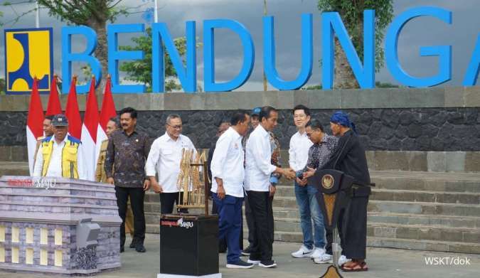 Waskita (WSKT) Selesaikan Proyek Bendungan Karian, Jokowi Lakukan Peresmian