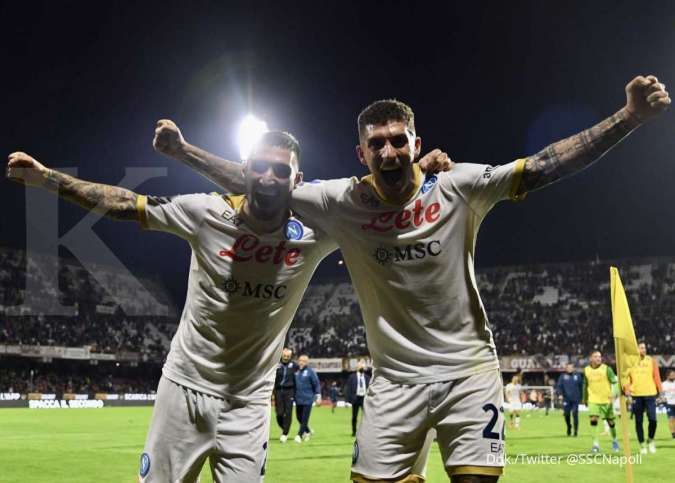Klasemen Liga Italia Serie A sementara: Napoli jaga rekor, Juventus turun