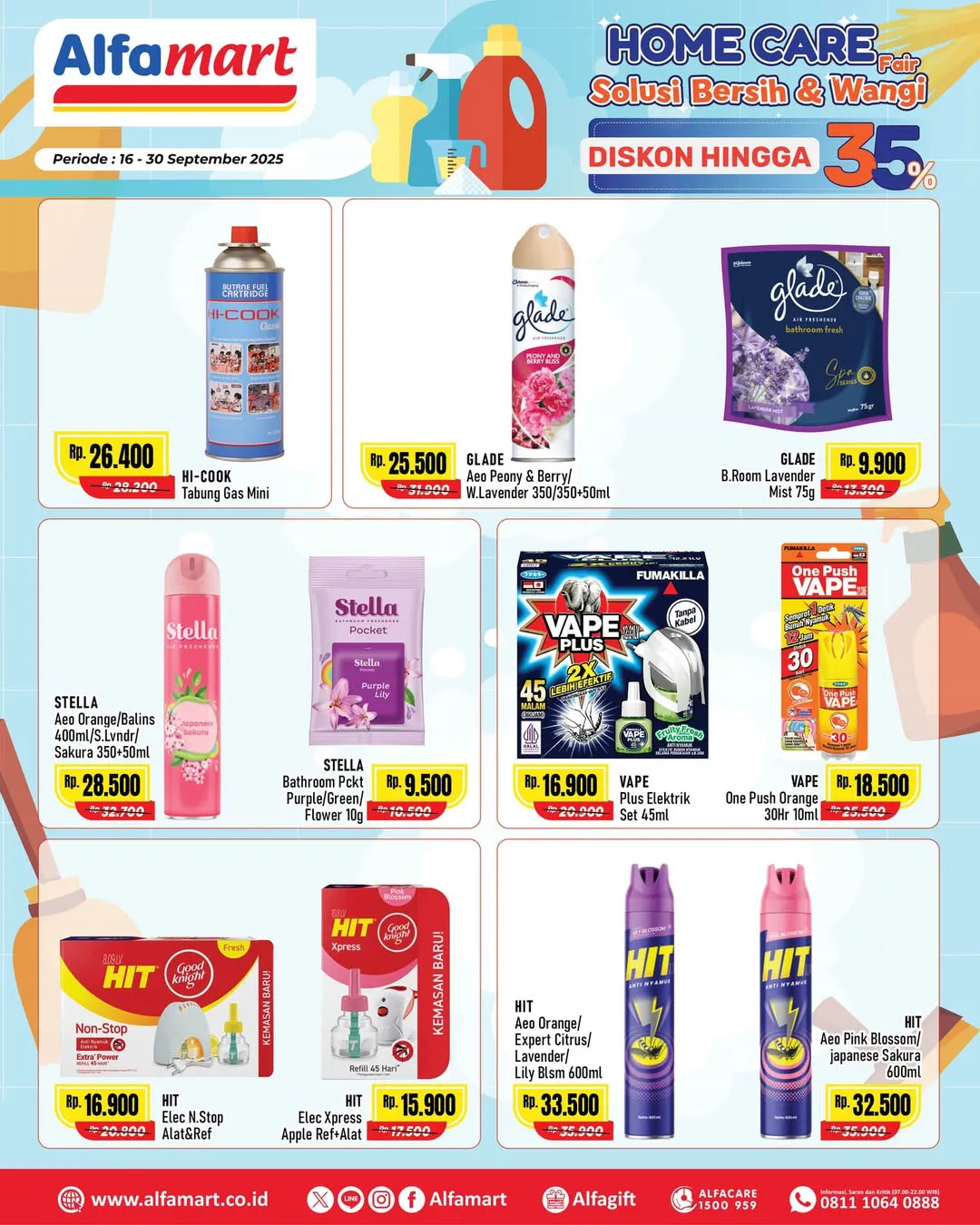 Promo Alfamart Home Care Fair Diskon s/d 35% Periode 16-30 September 2025