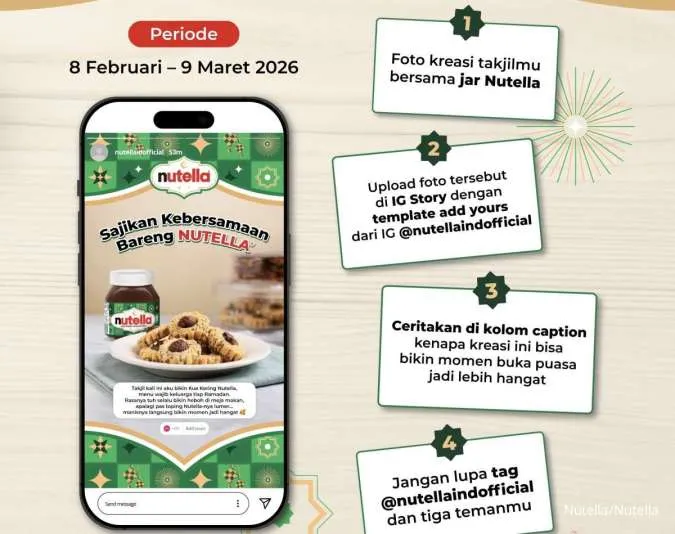 Nutella Siapkan THR Gift Set dan Donasi Takjil di Ramadan
