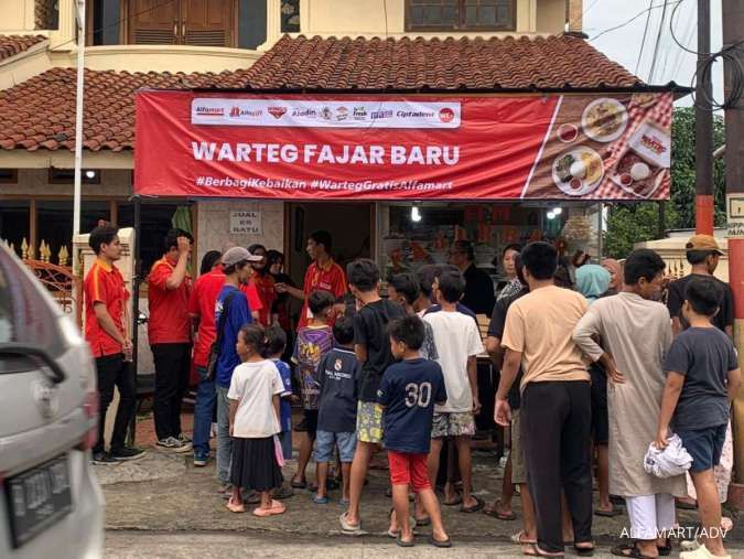 Program Warteg Gratis Alfamart Jadi Pengungkit Usaha 102 UMKM Warteg di 34 Kota