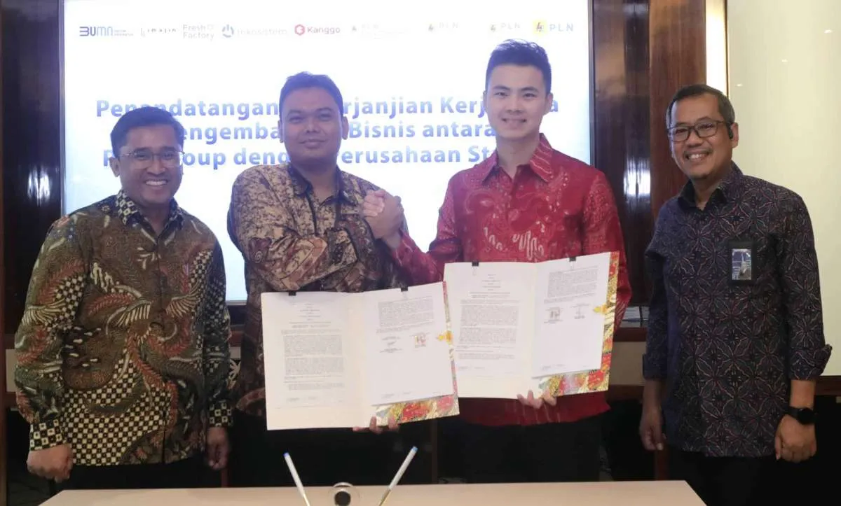 Perkuat Ekosistem Bisnis, PLN Jalin Kerja Sama dengan 4 Startup