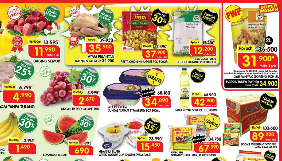 Promo Superindo 1 Desember, belanja lebih hemat dan diskon besar di hari kerja