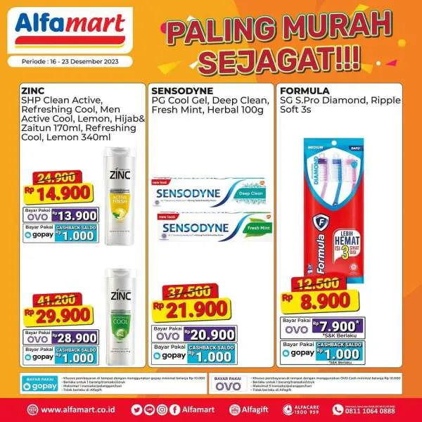 Promo Alfamart Paling Murah Sejagat Periode 16-31 Desember 2023