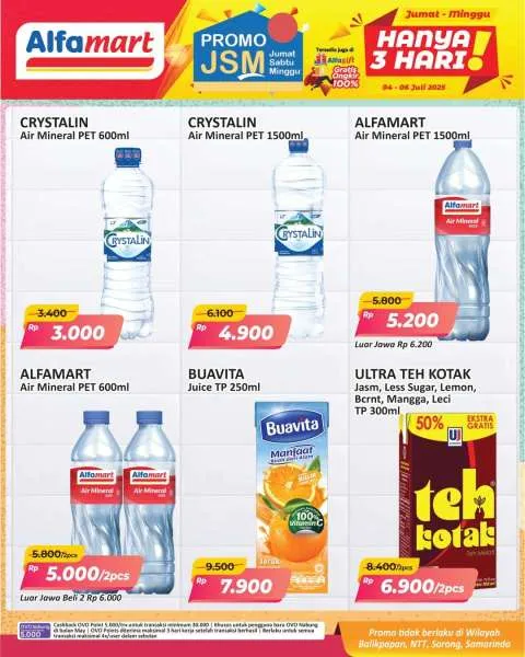 Promo JSM Alfamart Periode 4-6 Juli 2025