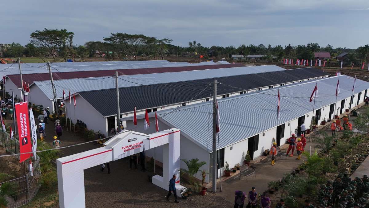 Adhi Karya (ADHI) Menyelesaikan Hunian di Aceh Tamiang