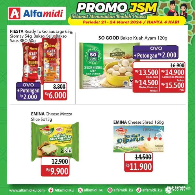 Promo JSM Alfamidi Hanya 4 Hari Periode 21-24 Maret 2024