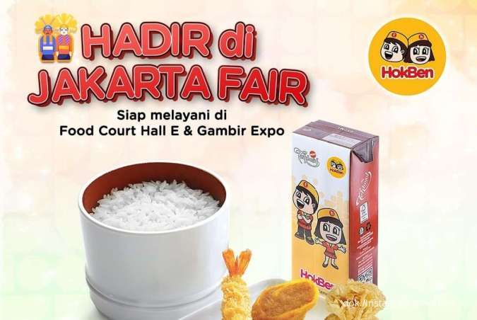 Promo HokBen Jakarta Fair 2025, Ragam Paket Hoka PRJ Favorit Cuma Rp 39.000-an