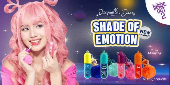 Jacquelle Luncurkan Koleksi Glitter Gloss Tint x Jazzy, Terinspirasi Inside Out 