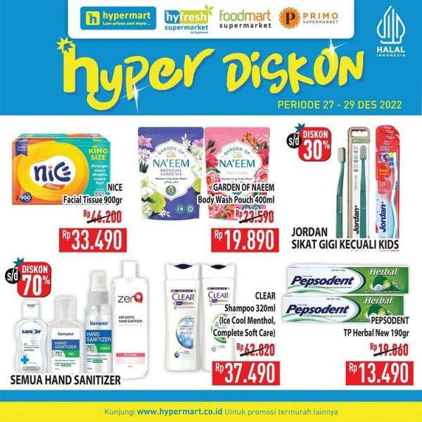 Harga Promo Hypermart Mulai 27-29 Desember 2022