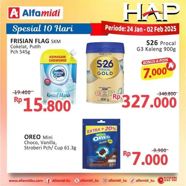 Promo Alfamidi Hemat Satu Pekan Periode 24 Januari-2 Februari 2025