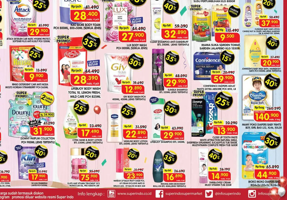 Promo JSM Superindo Weekend 11 Agustus 2024, Mamy Poko Diskon 40% Berakhir Hari Ini