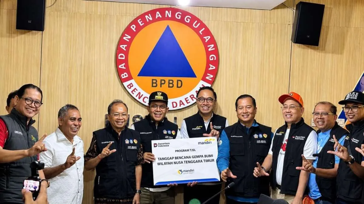 Bank Mandiri Gandeng Pemprov NTT, NTB, dan Bali Tangani Bencana Lewat Mandiri Peduli