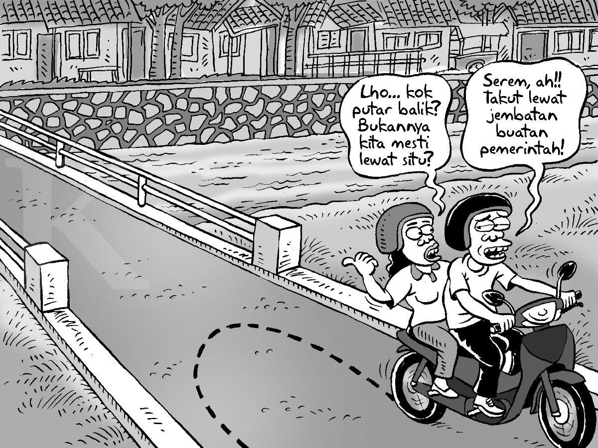 Takut Jembatan Ambruk