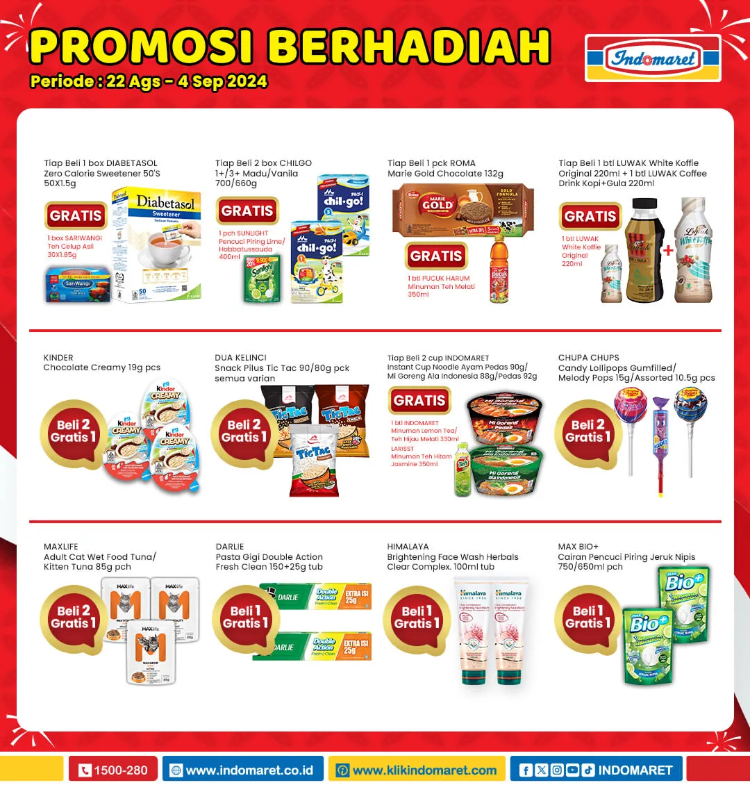 Promo Berhadiah Indomaret Periode 22 Agustus-4 September 2024