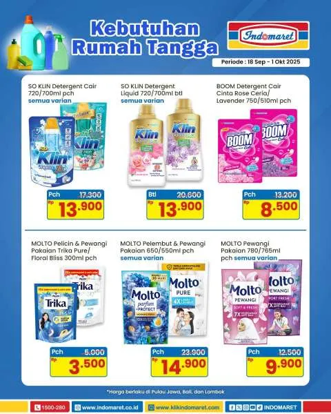 Promo Indomaret Super Hemat Periode 18 September-1 Oktober 2025
