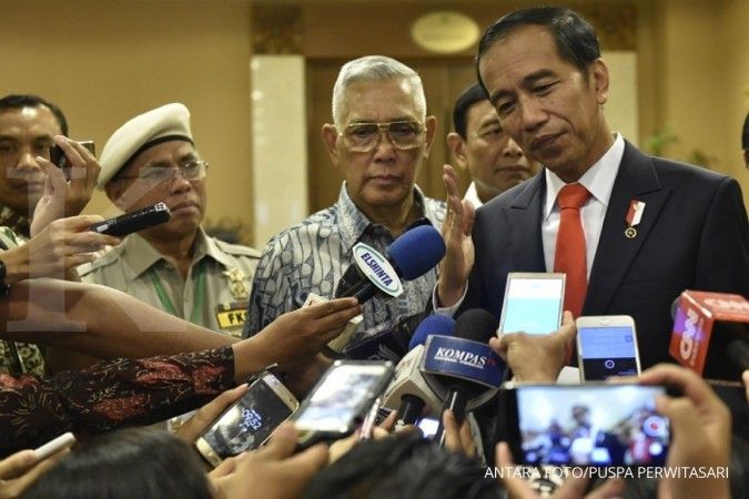 Jokowi blusukan ke Sun Plaza Medan 
