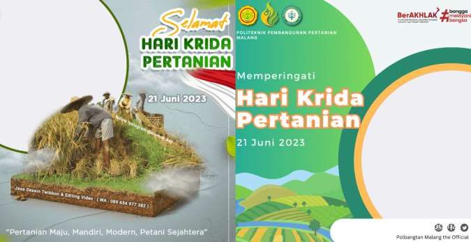 25 Twibbon Hari Krida Pertanian 2023, Bagikan Bingkainya di Media Sosial 