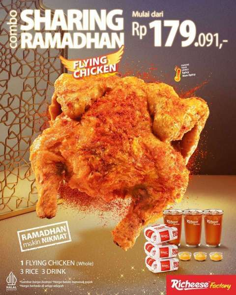 Promo Richeese Factory di Bulan Ramadan 2025