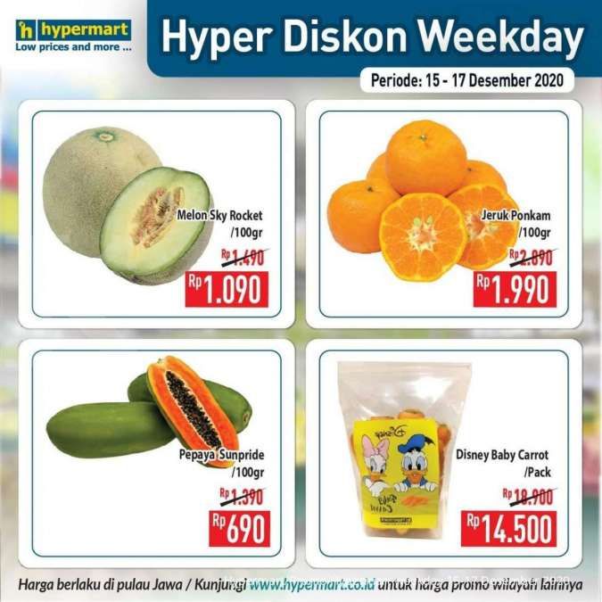 Promo Hypermart weekday 15-17 Desember 2020 