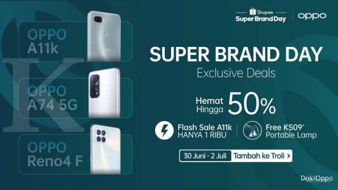 OPPO Bersama Shopee Siap Menggelar Super Brand Day