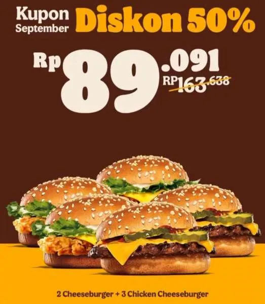 Promo Burger King Kupon September