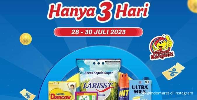 Katalog Harga Promo JSM Indomaret 28-30 Juli 2023, Belanja Produk Kebutuhan Harian