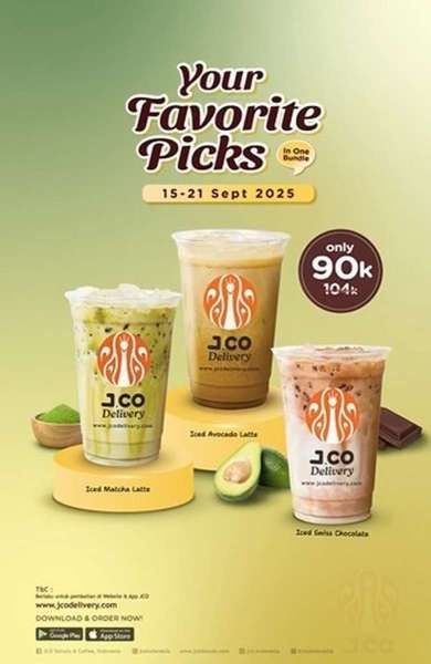 Promo J.CO Mingguan 15-21 September 2025