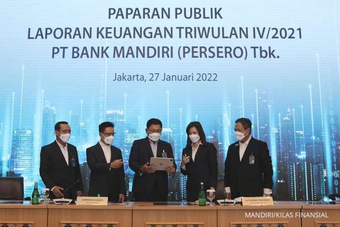 Tancap Gas, Laba Bank Mandiri 2021 Melesat 66,8%