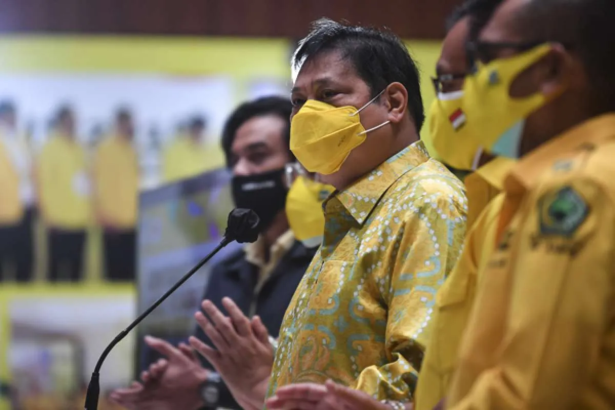 Airlangga Hartarto datangi Prabowo di Hambalang
