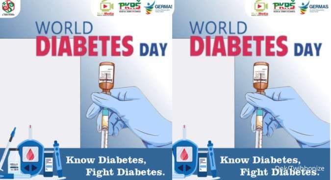 30 Twibbon Hari Diabetes Sedunia 2023, Yuk Sebarkan dan Bagikan Bingkai Fotonya