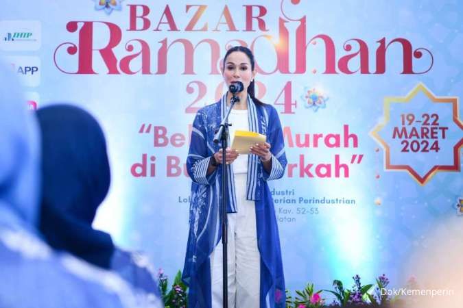 Penuhi Kebutuhan Lebaran, Dharma Wanita Persatuan Kemenperin Gelar Bazar Ramadan