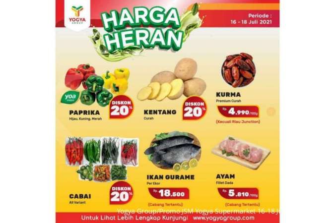 Promo JSM Yogya Supermarket 18 Juli 2021, Harga Heran!