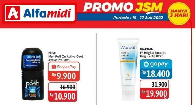 Katalog Promo JSM Alfamidi Periode 15-17 Juli 2022, Cek di Sini