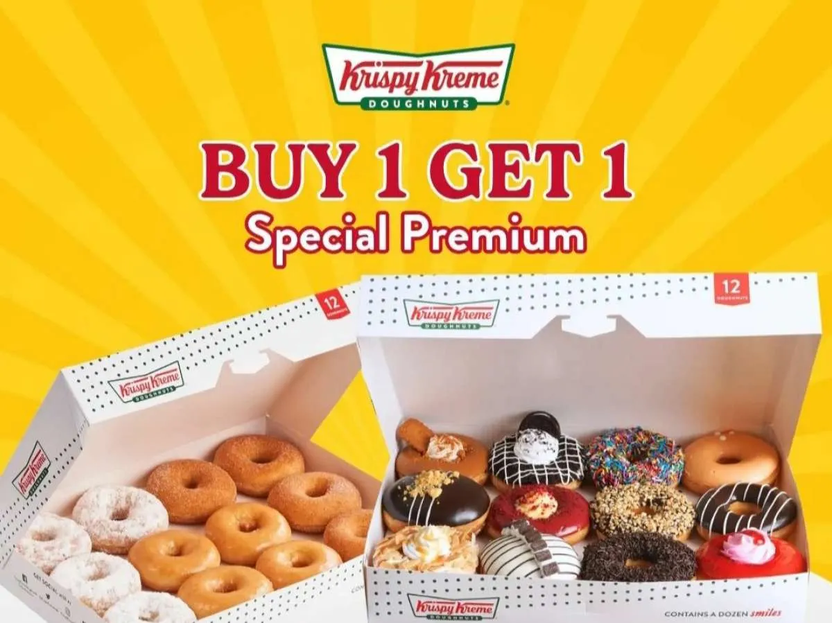 Promo Krispy Kreme 6-8 November 2024, Buy 1 Get 1 Special Premium