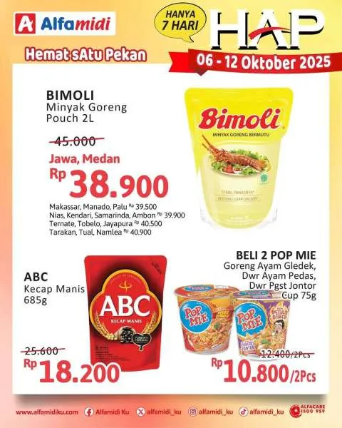 Promo Alfamidi Hemat Satu Pekan Periode 6-12 Oktober 2025