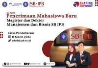 SHAPING INNOPRENEUR: Jadi Pemimpin Bisnis Masa Depan bersama SB IPB University