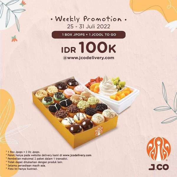 Promo J.CO Mingguan di Akhir Bulan Mulai 25-31 Juli 2022