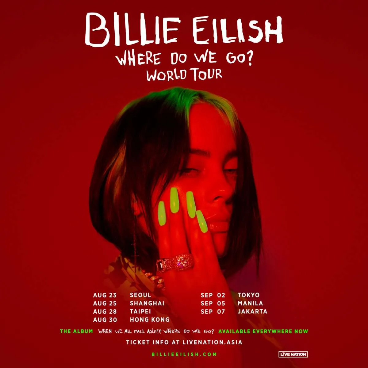 Siap-siap,  Billie Eilish bakal konser di Indonesia