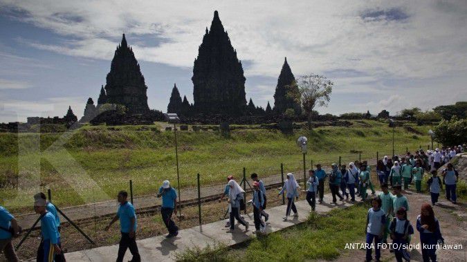 Ratusan ribu wisatawan kunjungi Candi Prambanan 