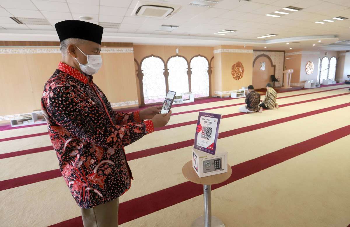 Donasi via Fitur QRIS pada Aplikasi Muamalat DIN
