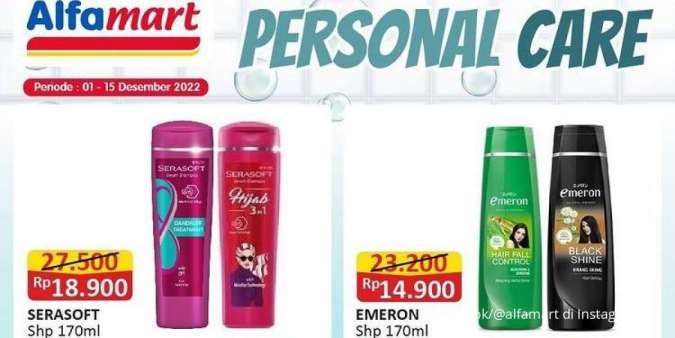 Harga Promo Alfamart Hari Ini Senin 12 Desember 2022, Promo Jelang Pertengahan Bulan