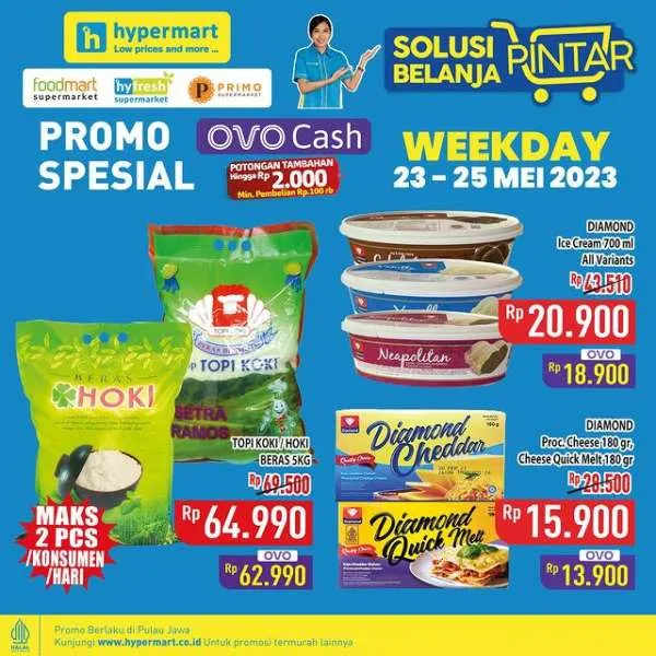Promo Hypermart Hyper Diskon Weekday Periode 23-25 Mei 2023