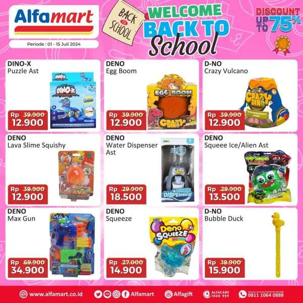 Promo Alfamart Back to School Periode 1-15 Juli 2024