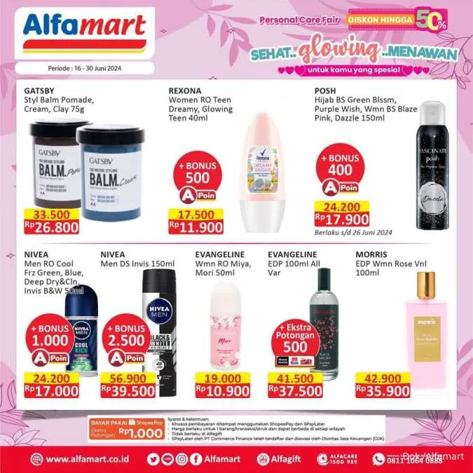 Promo Alfamart Personal Care Fair Periode 16-30 Juni 2024