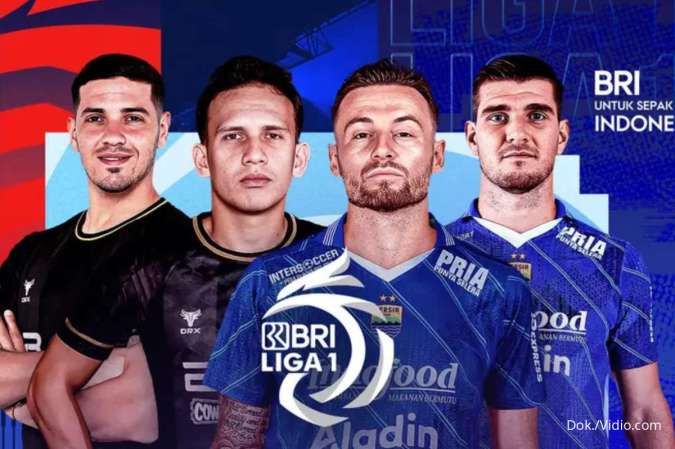 Link Live Streaming Dewa United vs Persib Bandung, BRI Liga 1 Hari Ini (19/8)