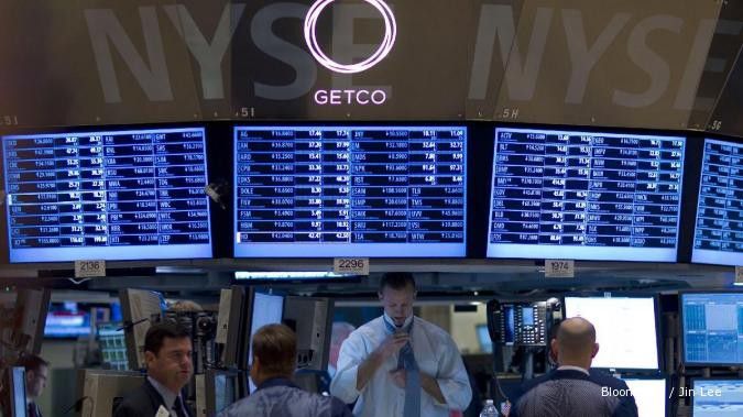 Tak ada stimulus dari The Fed, Wall Street memerah