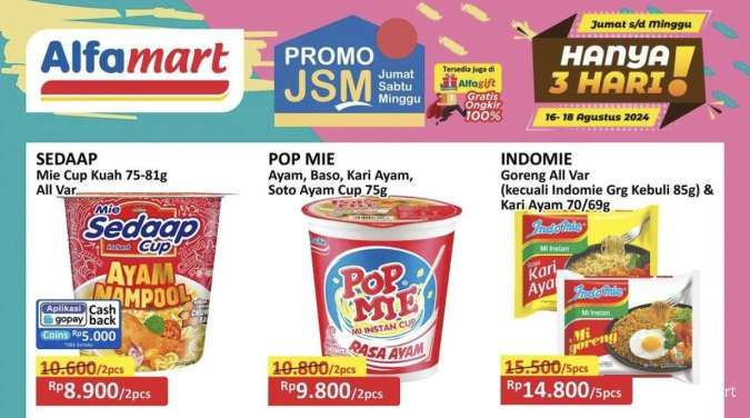 Katalog Promo JSM Alfamart Periode 16-18 Agustus 2024, Spesial Kemerdekaan!