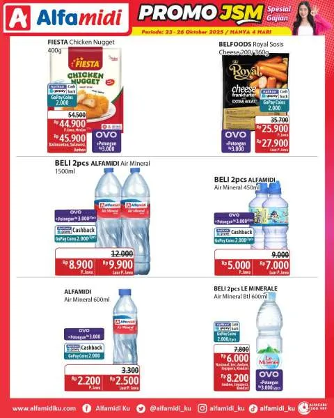 Promo JSM Alfamidi Spesial Gajian Periode 23-26 Oktober 2025